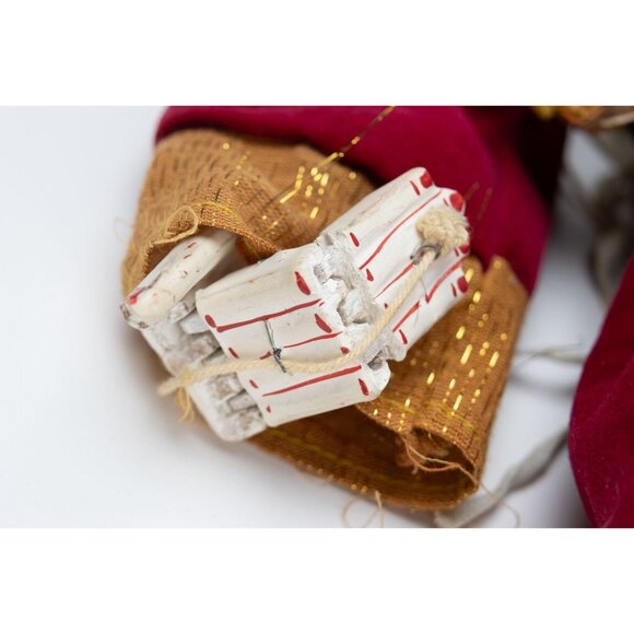 Vintage Traditional Marionette Puppet With Intricate Costume & Mustache - Picture 11 of 14